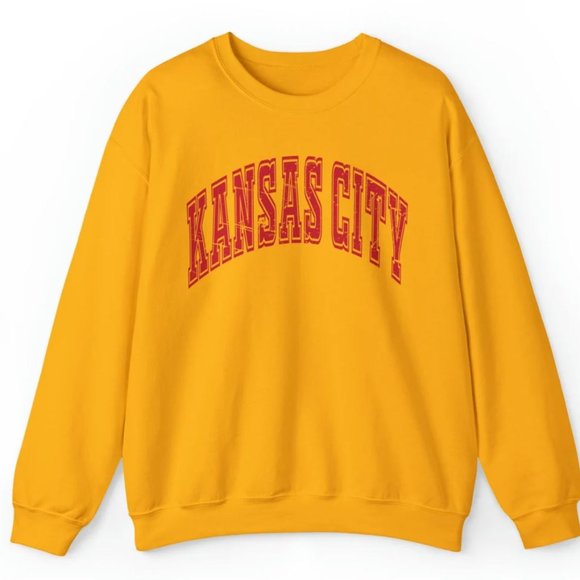 Kansas City Chiefs Sweatshirt, KC Chiefs Football Shirt - Picture 1 of 2